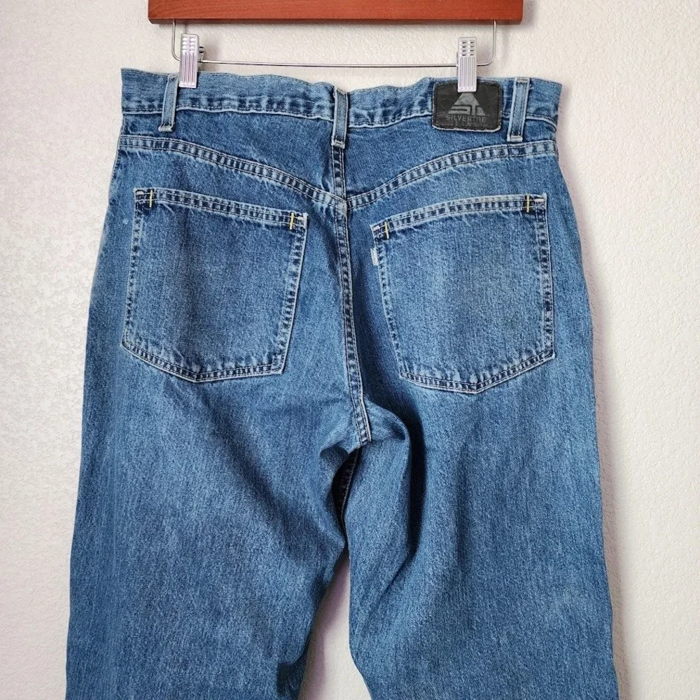 LEVIS‎ VINTAGE Silver Tab Baggys 90's denim Made in USA size 34x30